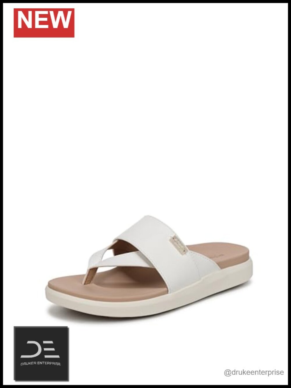 Women's Sport Sandals with Anatomical Cushioned Footbed, Slip-On Style, Faux